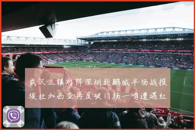 武汉三镇对阵深圳新鹏城半场战报埃杜加西亚再度破门杨一鸣遭遇红牌处罚